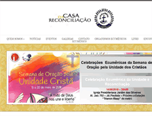 Tablet Screenshot of casadareconciliacao.com.br
